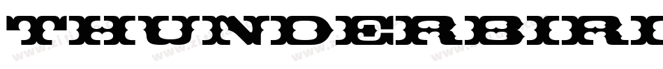Thunderbird BT字体转换